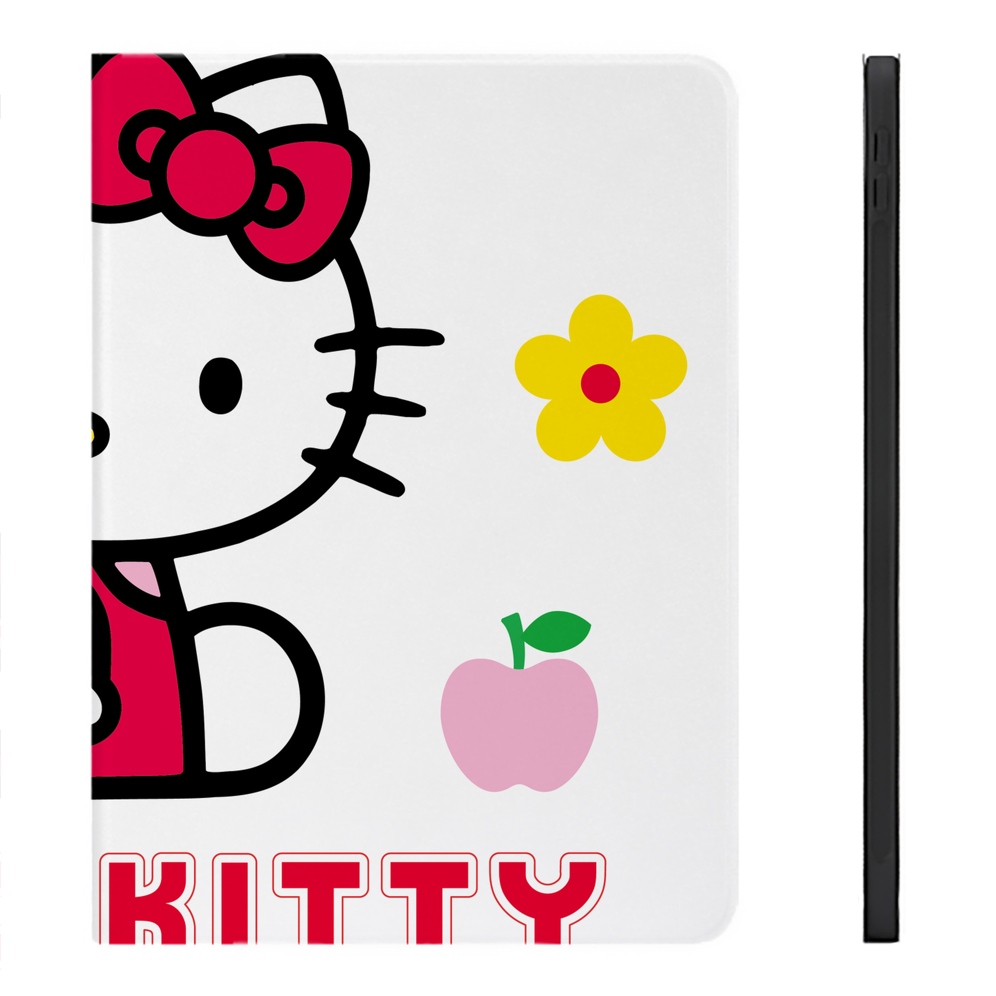 （画像用） Hello Kitty ハローキティ IPadケース ペンホルダー付き ブックスタイルデザイン
